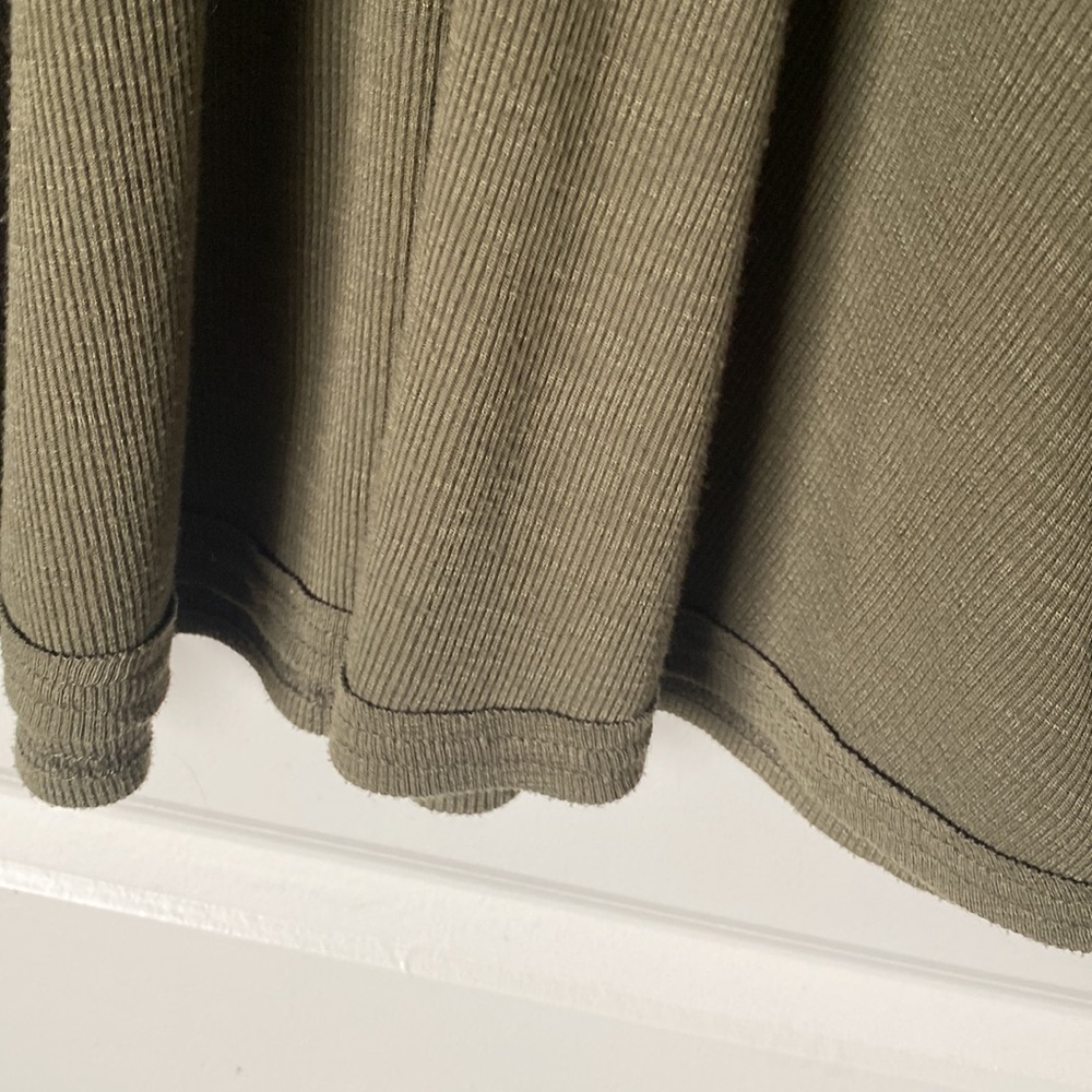 FREE People Beach LA Nite Olive Green Sleeveless Mini Dress - Picture 4 of 6